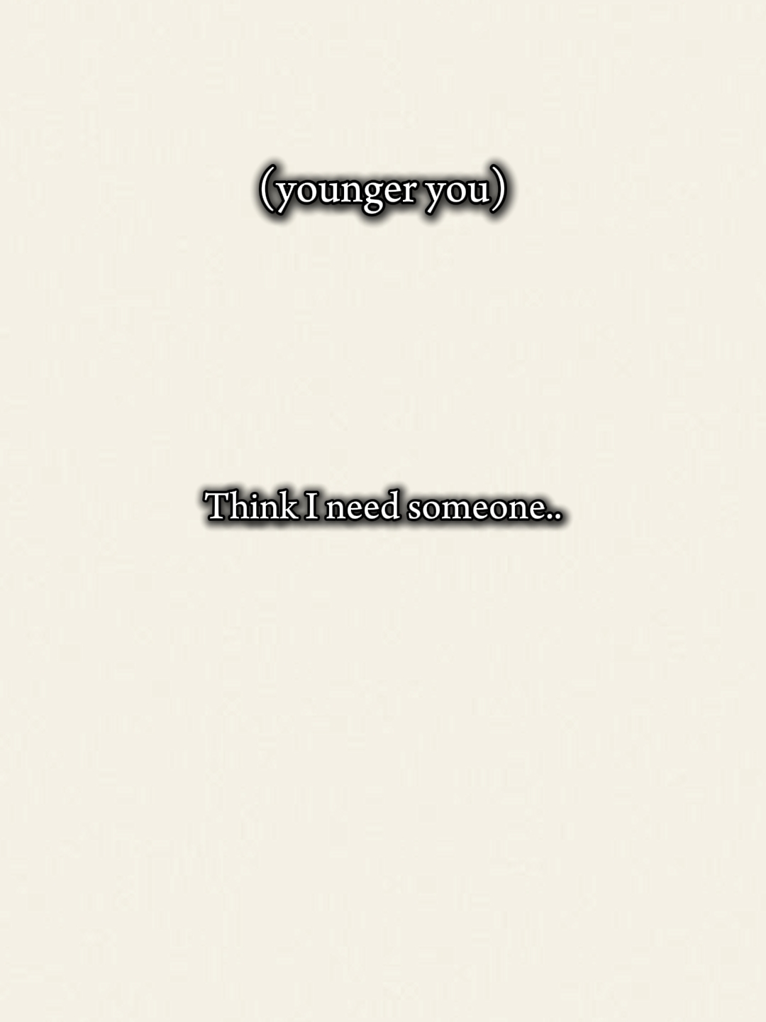 i need someone 