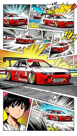 Comic car