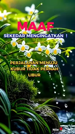 Sekedar mengingatkan