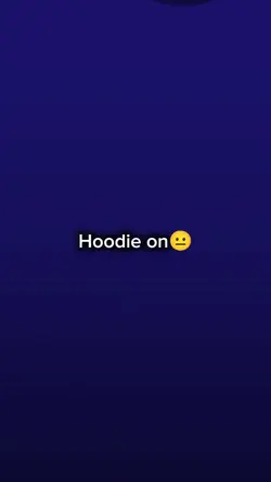 Hoodie on off