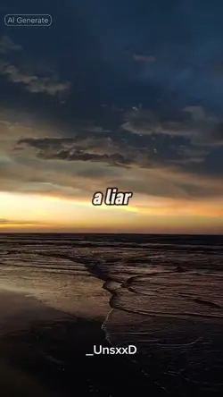 HE'S A LIAR!