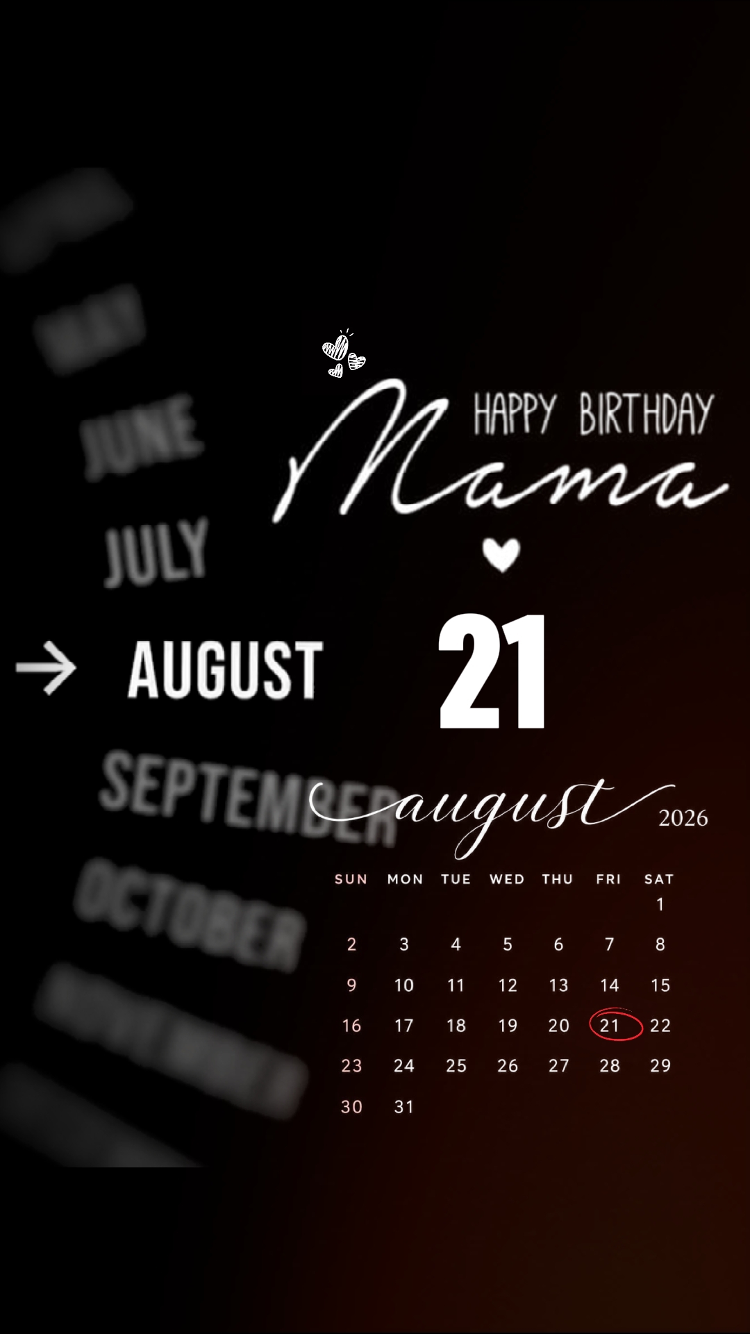 BDAY MOM 21 AUGUST