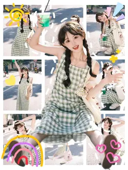 九宮格可愛い夏の写真