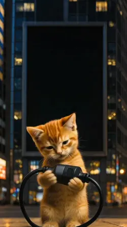 Cat billboard