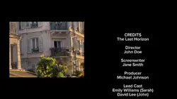 credits outro film