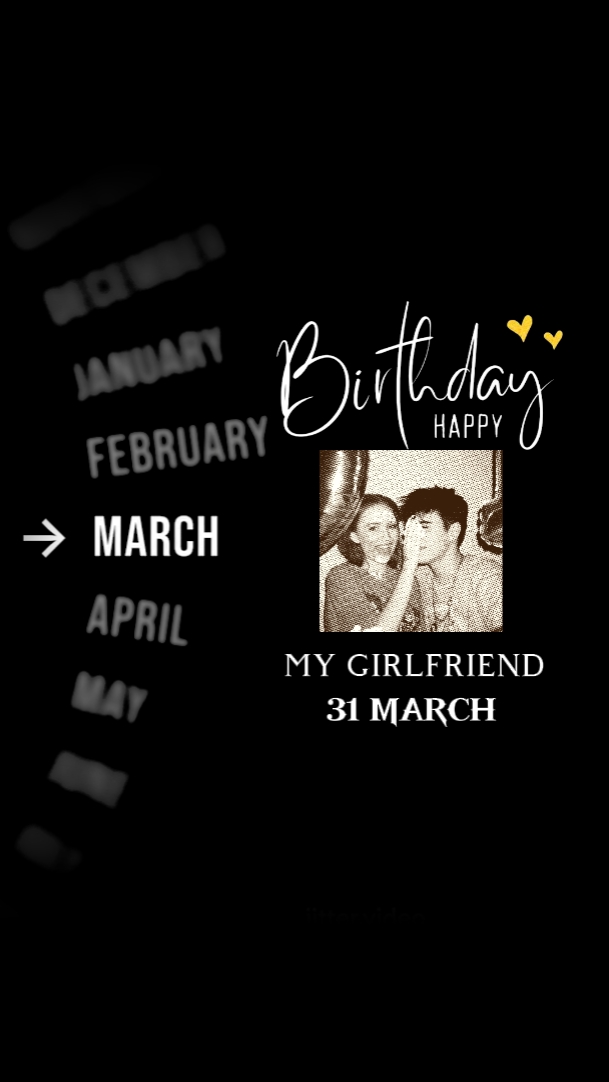 HBD MY GF 31 MARCH