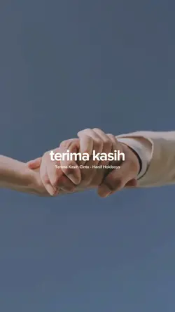 terima kasih cinta 