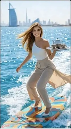 Tea  serv(surf)ing