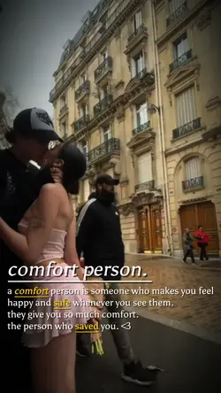 comfort person