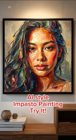 AI Impasto Painting