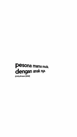 pesona mama muda