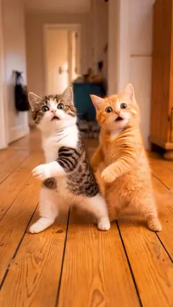 Cat dance funny