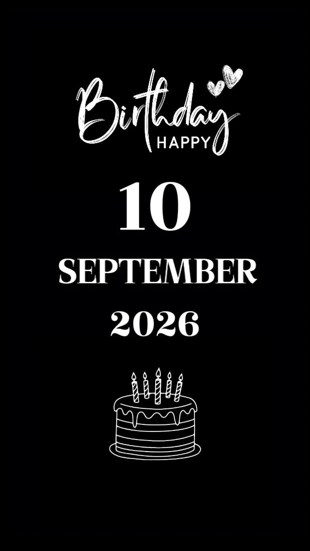 BDAY SON 10 SEPTEMBR