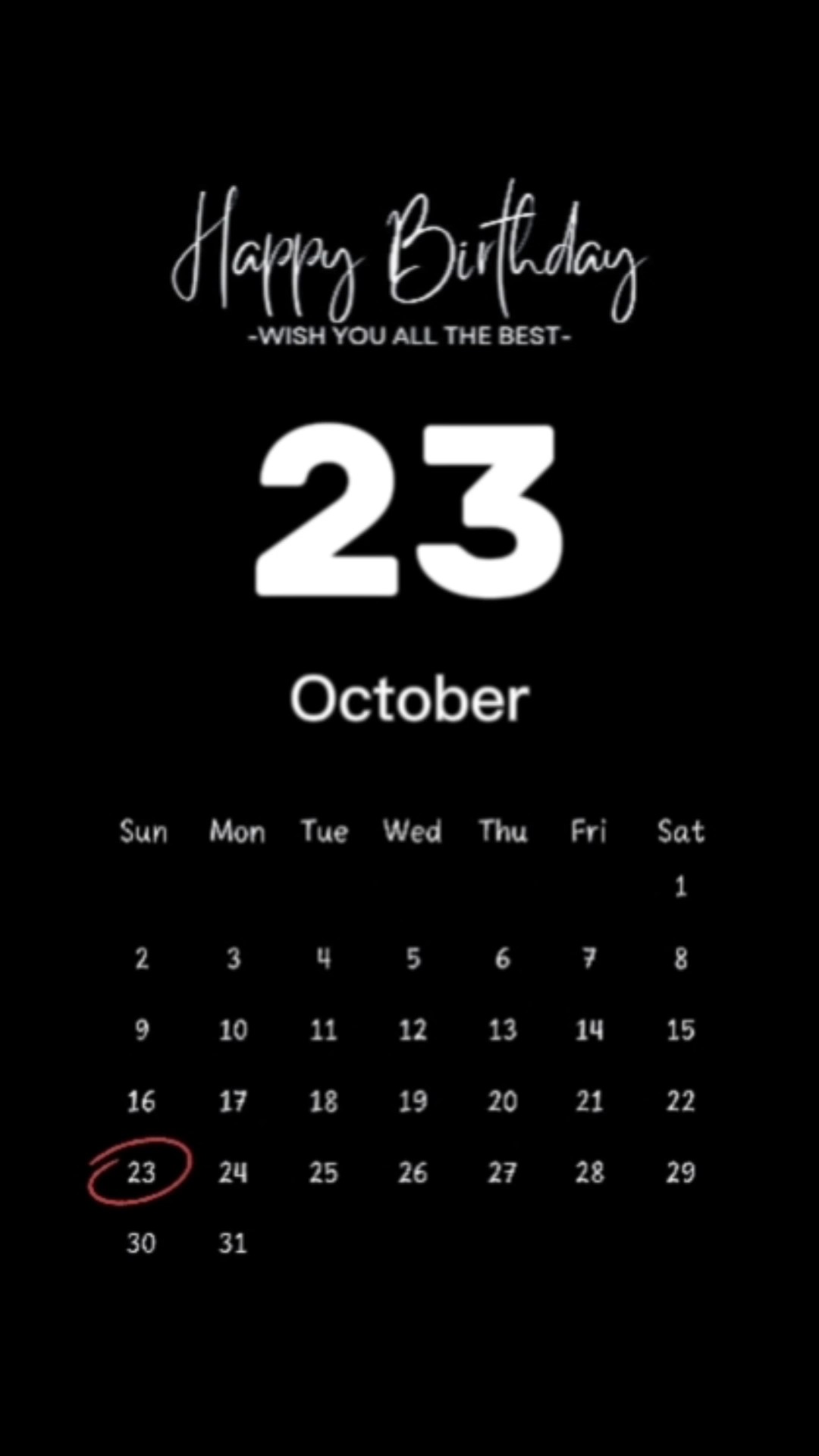 birthday my love