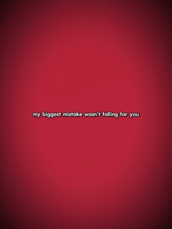 My biggest Mistake 