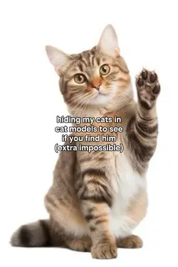 Hiding my cat