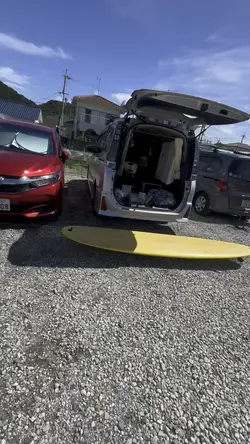 サーフィン終えてから