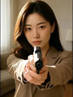 ai holding a gun