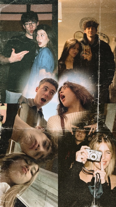 Collage: amor feliz