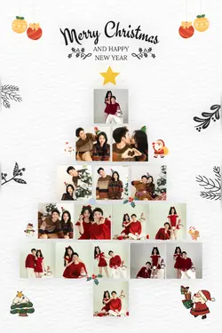 Mẫu cây thông noel 