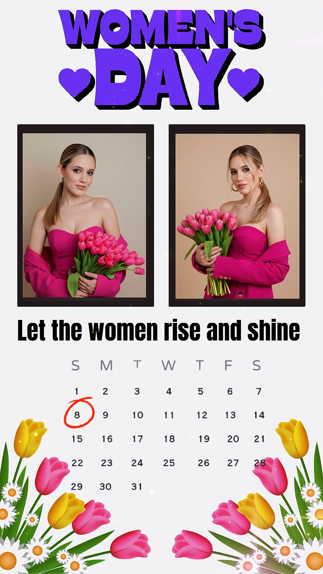 FELIZ DIA DA MULHER 