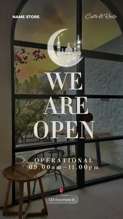We Are Open Ramadan