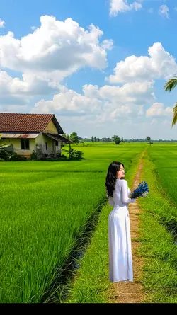 cảnh quê miền tây 