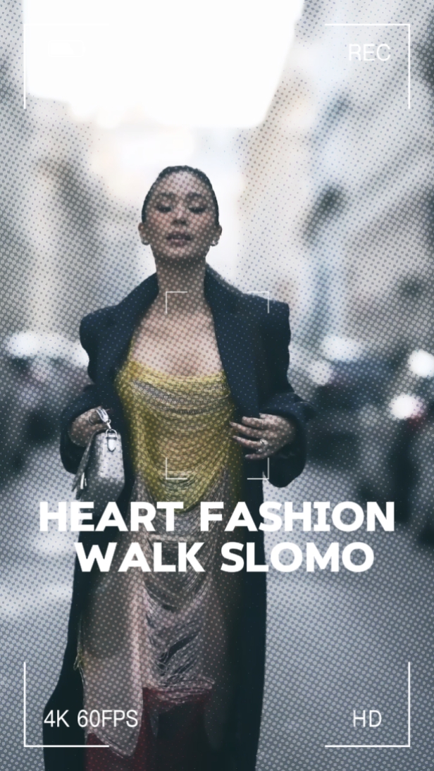 Slowmo fashion walk