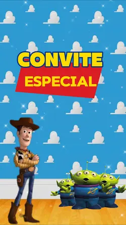 Convite Toy story