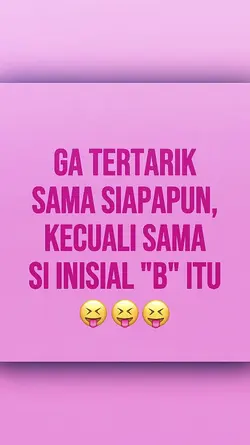 ga tertarik sama