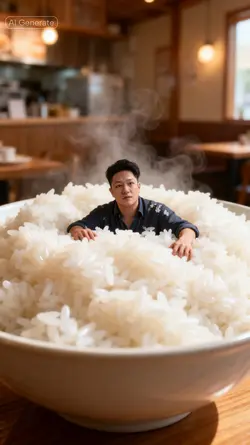Giant Bowl Of Rice