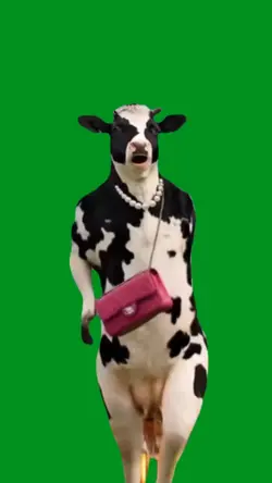 dancing cow