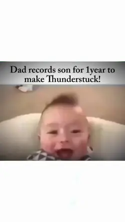 Dad records son for 