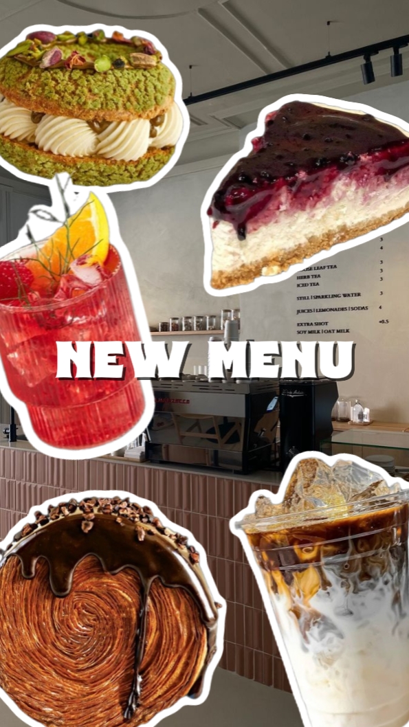 New Menu Cafe Coffee