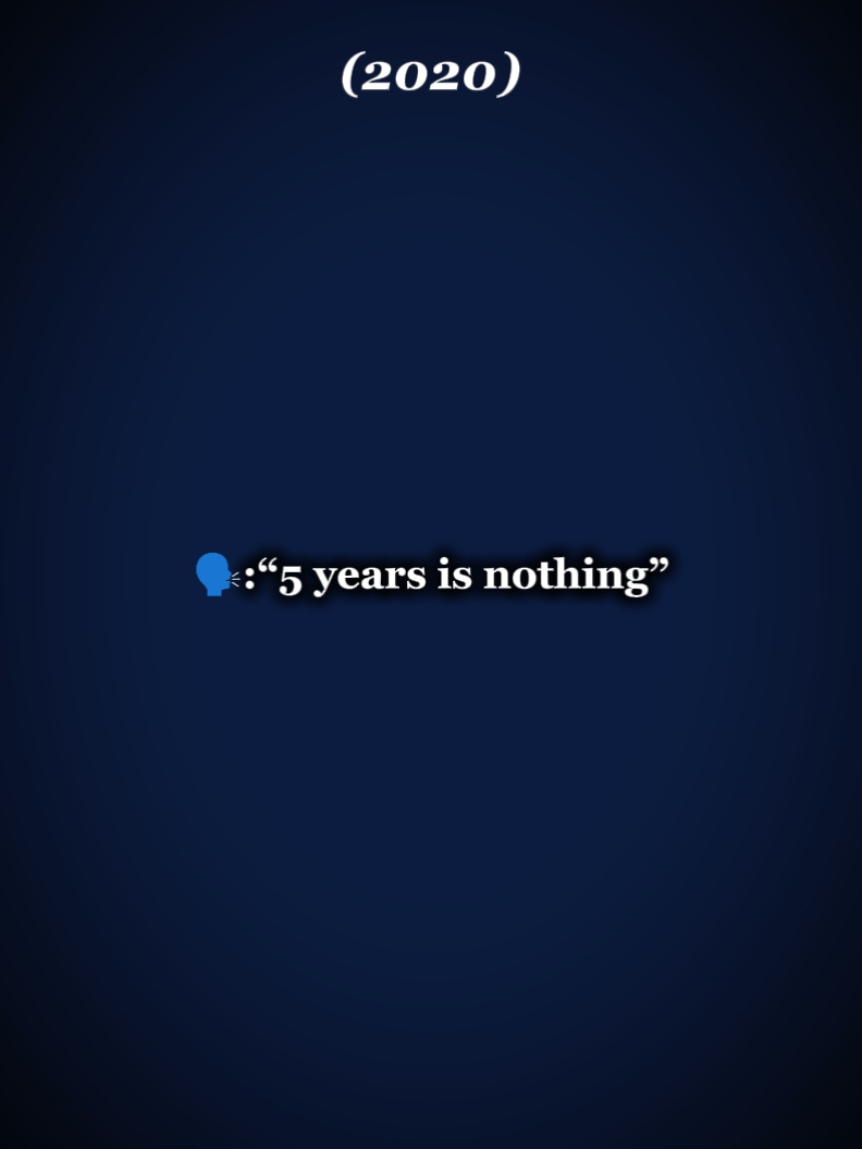 5 Jahre sind nichts
