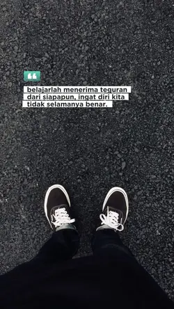 menerima teguran