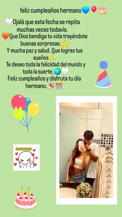 Cumpleaños Hermano