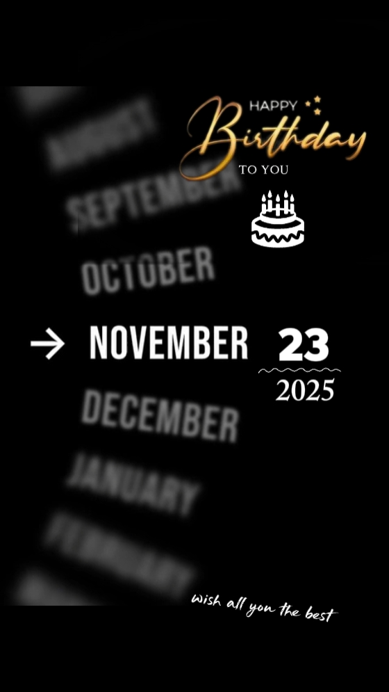 hbd 23 November 