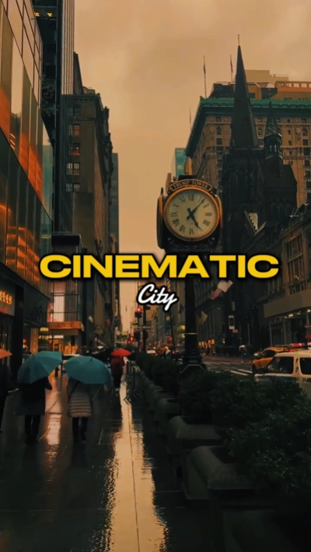 Cinematic vlog city