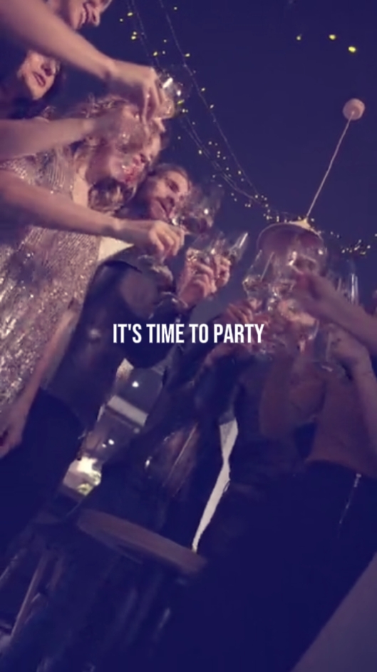 Es hora de la fiesta.
