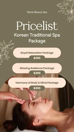 PRICELIST MASSAGE