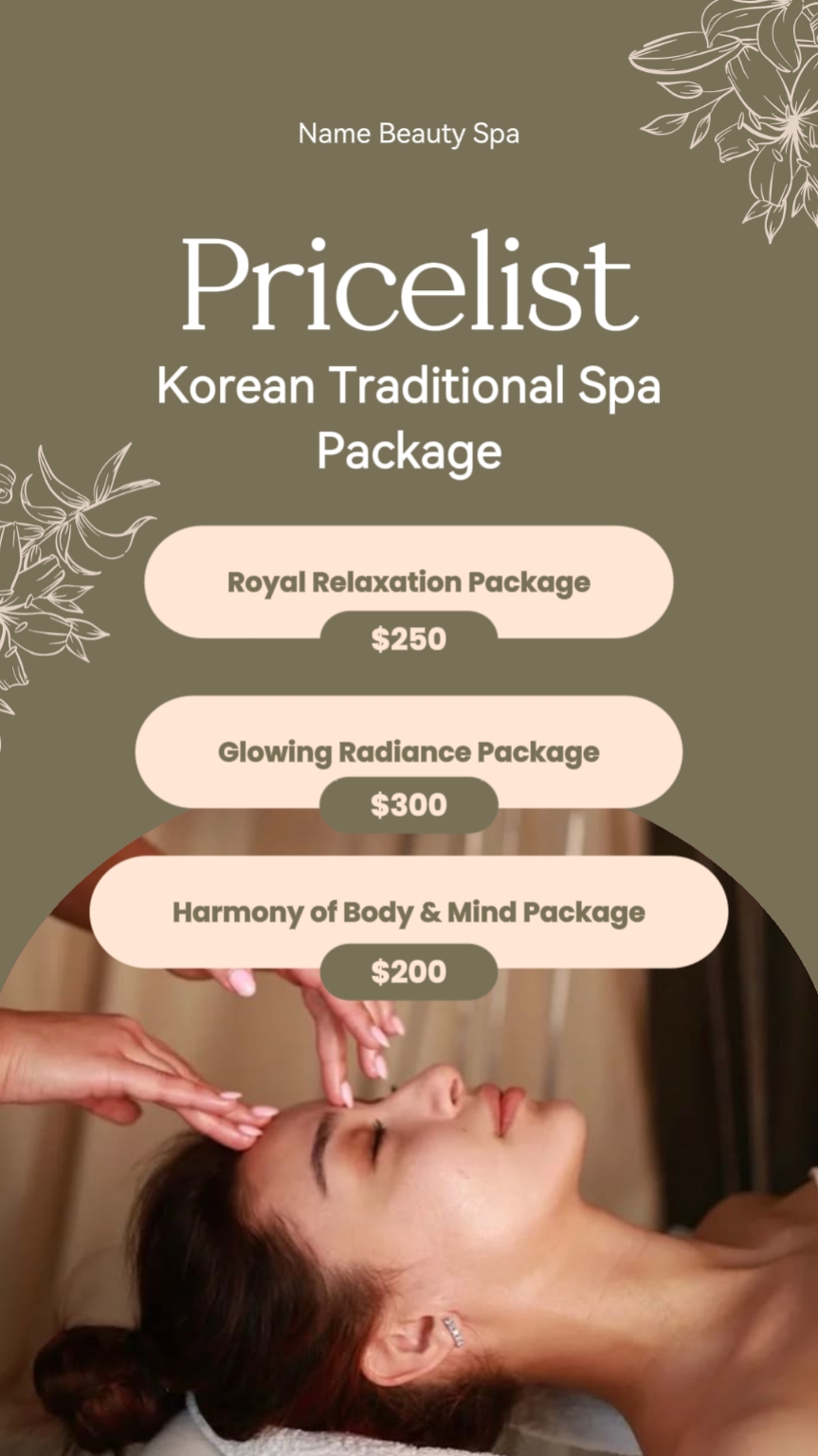 PRICELIST MASSAGE