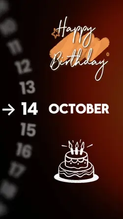 HBD 14 OCTOBER 