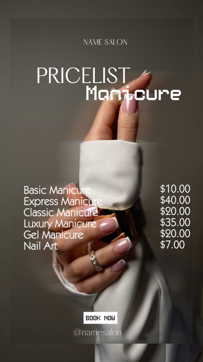PRIZELISTISCHE MANIKÜRE
