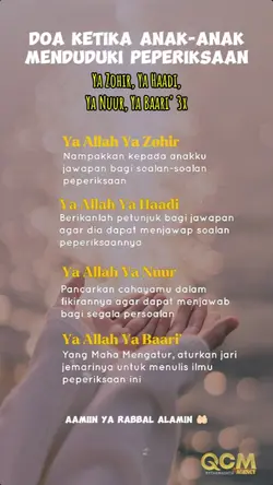 Doa ketika periksa
