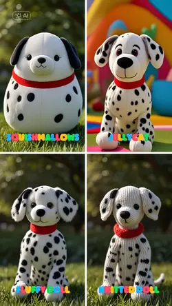4 AI Stuffed Dogs