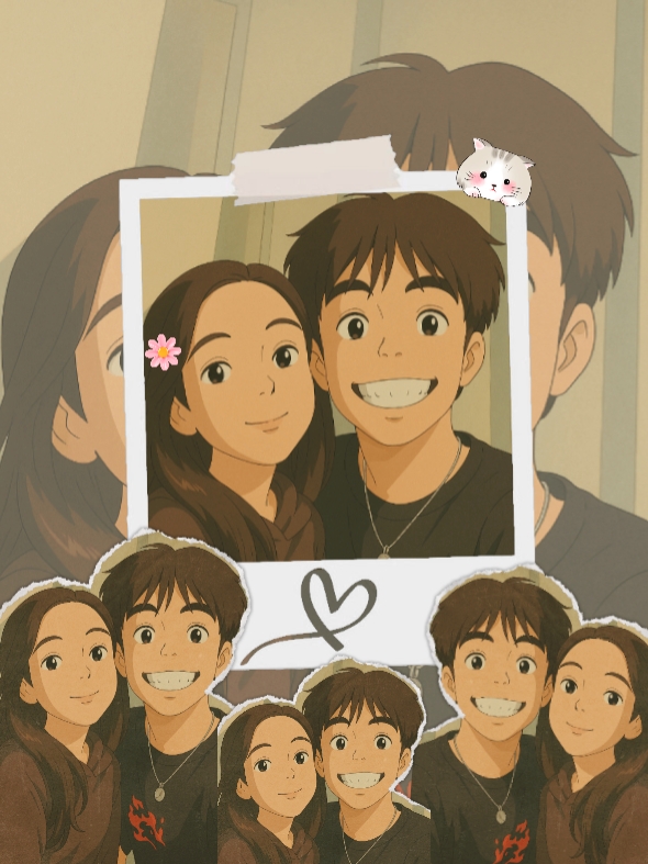 Tendência de casal ghibli