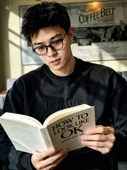 Reading book ai