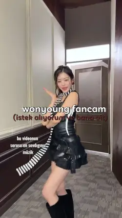 wonyoung fancam