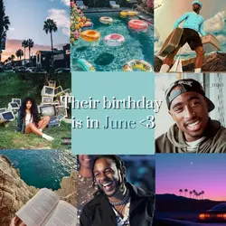 June birthdays <3